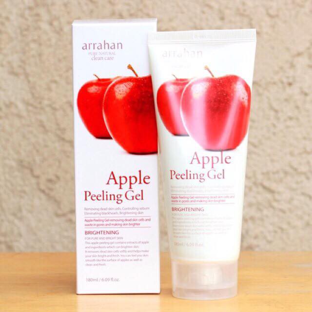 🍎Gel Tẩy da chết hoa quả làm trắng da - Arrahan Whitening Peeling Gel hương táo 🍎