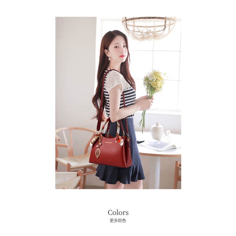 Túi Cho Mẹ Trung Niên Đơn Giản Mẫu Mới Túi Nữ Da Mềm Túi Xách Tay Bà Ngoại Túi Xách Tay Nữ Đi Chợ