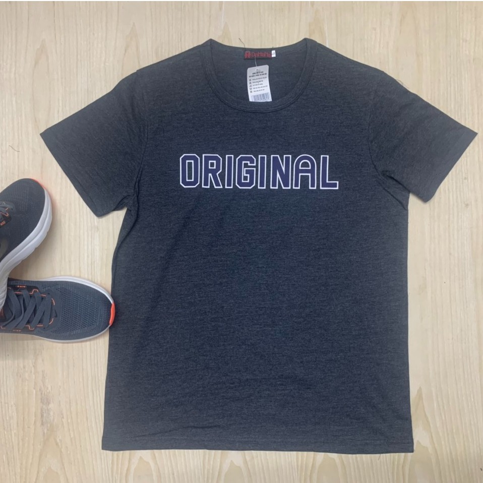 Áo thun cộc tay nam chất cotton mềm mại - Áo cộc tay nam in free đủ mầu