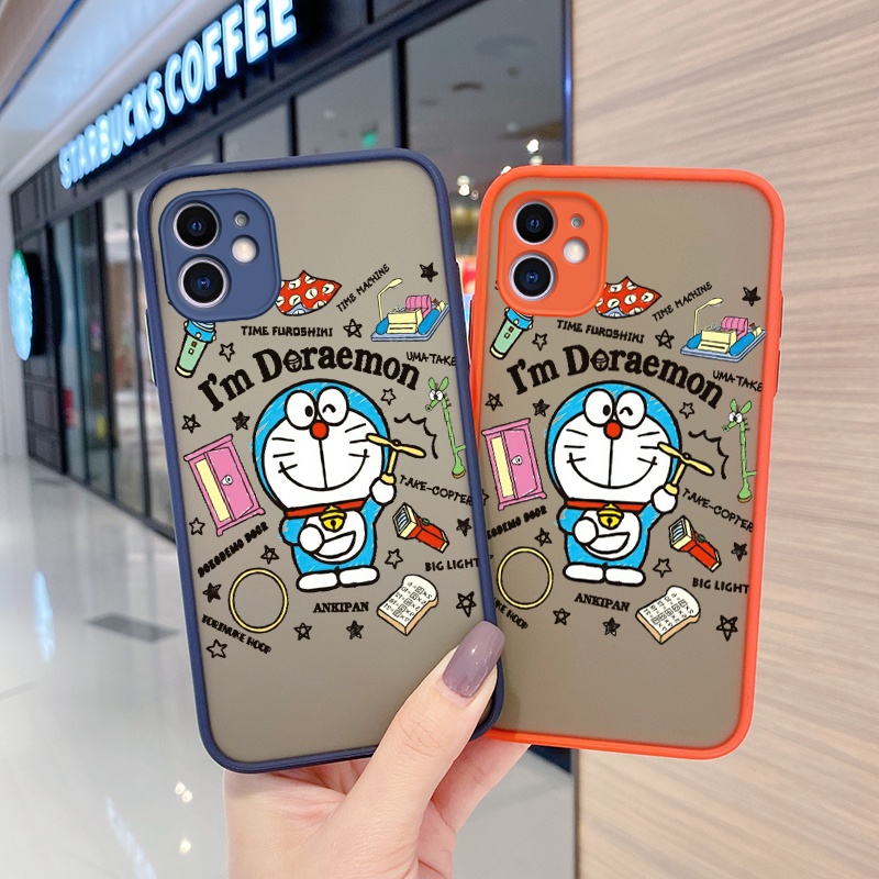 Ốp Điện Thoại Cứng In Hình Doraemon Chống Sốc Cho Xiaomi MI Redmi Note 11 11s Poco M4 Pro 4G