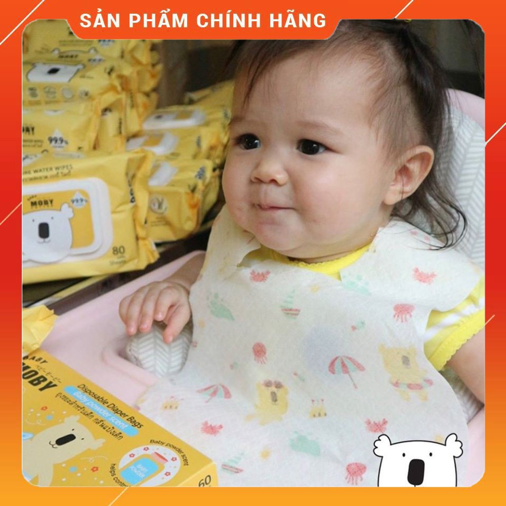 Yếm giấy chống thấm Baby Moby(10 chiếc/ gói)