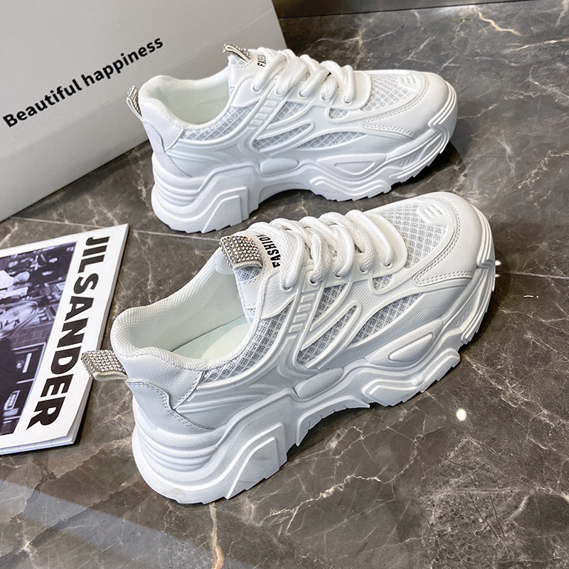 Giày Thể Thao Màu Sắc Đơn Giản Thoải Mái Phong Cách Hàn Quốc Cho Nữ