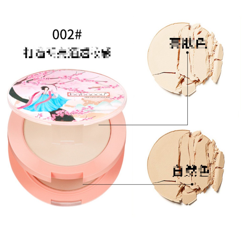 Ảnh thật  Phấn nền 2 TẦNG HOA NỮ BABAOOU B4001 lâu trôi nội đị