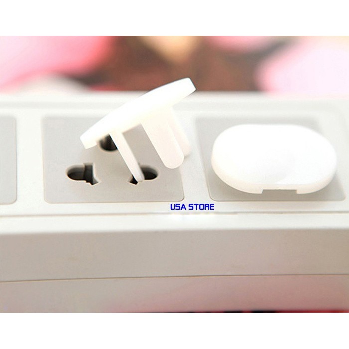 #Bộ 50 Nút Bịt Ổ Điện Chống Giật Loại 2/3 Chân Nhựa ABS Siêu Bền, Chống Nhiệt Cao Cấp, An Toàn Cho Bé