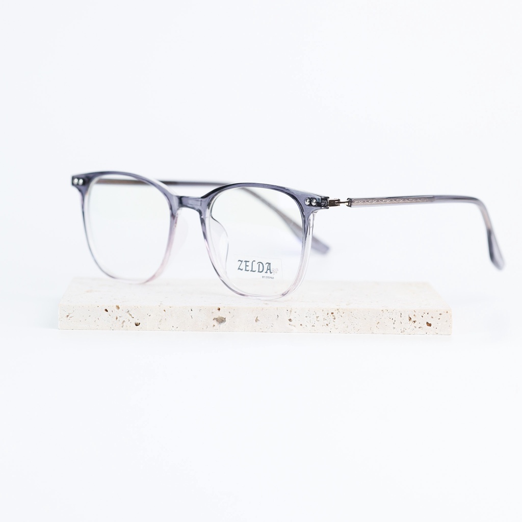 Gọng kính cận nam nữ kính mắt vuông mắt kính đổi màu chống ánh sáng xanh - ZG8876 Eyepro
