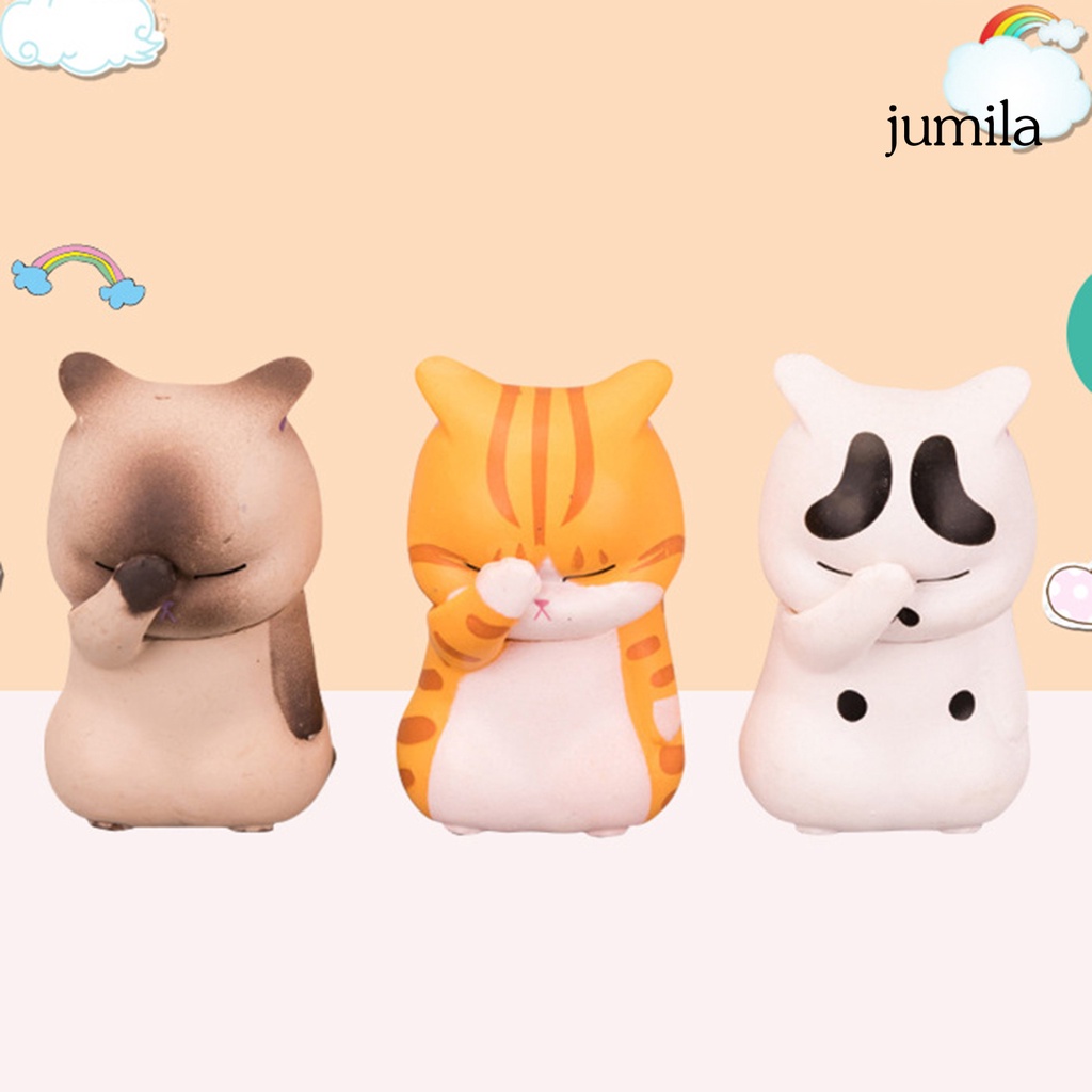 Mô Hình Mèo Con Bằng Nhựa Resin Dùng Trang Trí Nhà Cửa