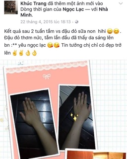 ĐẬU ĐỎ SỮA NON TẮM TRẮNG
