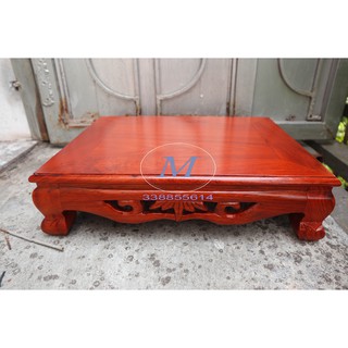 Bàn osin Cao 10cm gỗ hương thích hợp làm bàn trà hoặc kê vật dụng thờ cúng