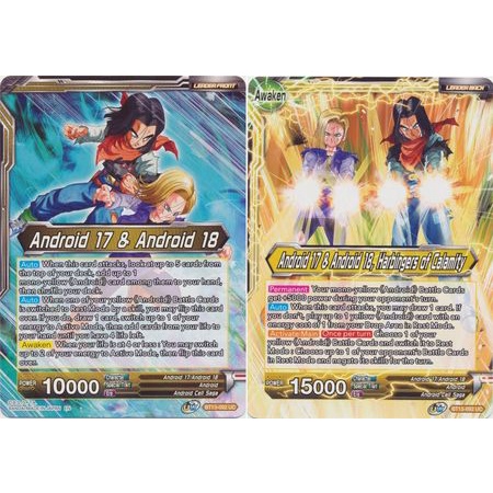 Thẻ bài Dragonball - TCG - Android 17 &amp; 18, Harbingers of Calamity / BT13-092'