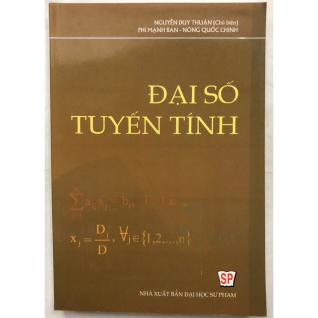 Sách - Đại Số Tuyến Tính