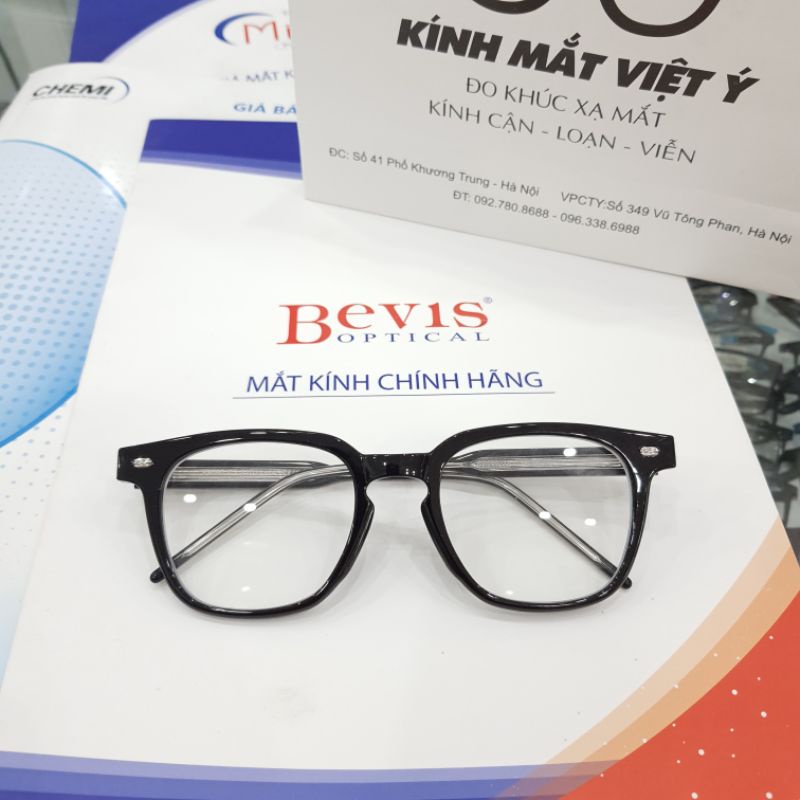 Gọng kính thời trang nam nữ càng cốt kim loại + Lắp tròng kính cận theo yêu cầu