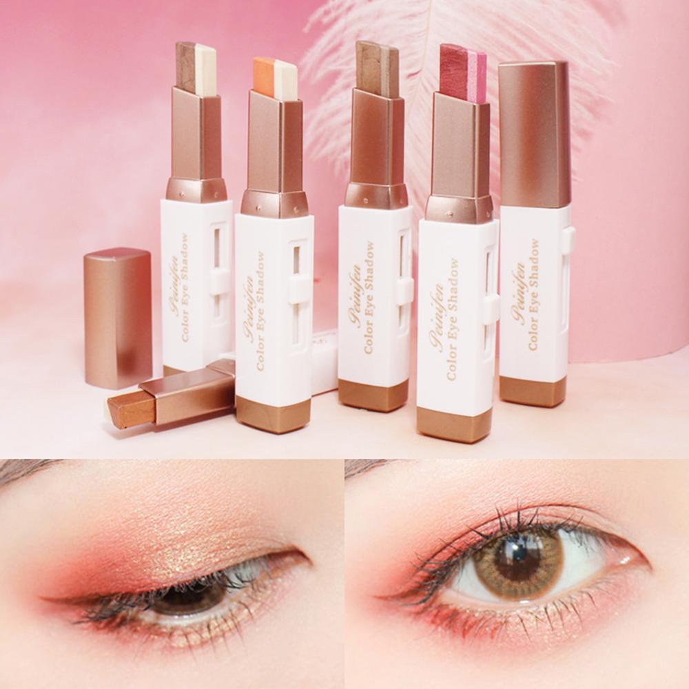 AROMA Phấn Mắt Dạng Thỏi Hai Màu Sắc Long Lanh Lâu Trôi Quyến Rũ