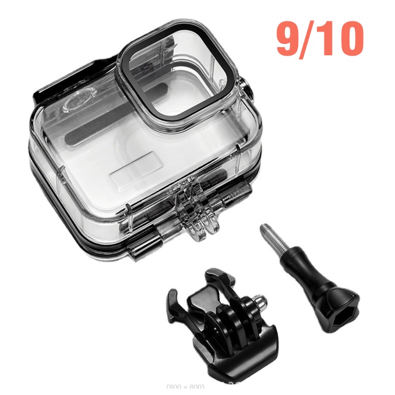 Case chống nước Gopro hero 10/9/ 8 black bằng mica trong suốt chống nước độ sâu lên tới 45m