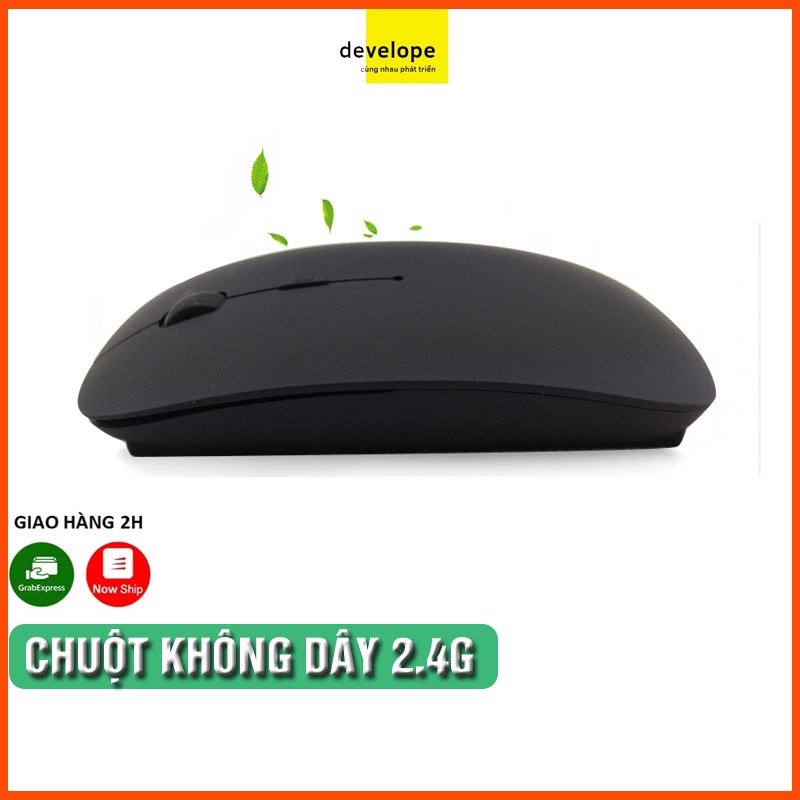 Chuột không dây/ chuột máy tính siêu mỏng không dây 3D