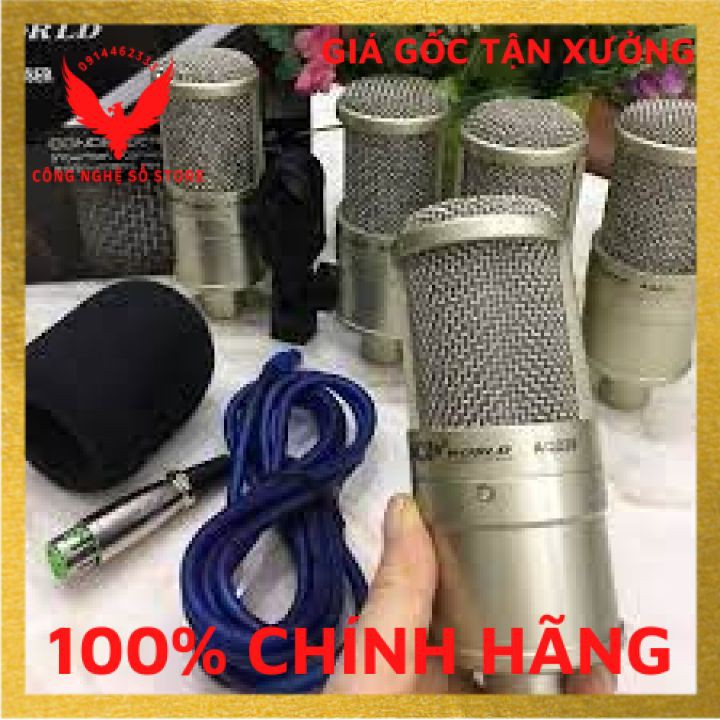 (Hàng có sẵn) 💥 Micro Thu Âm AQTA AQ 220 - Micro Hát Karaoke - Livestream Cao Cấp Chính Hãng Bảo Hành 6 Tháng