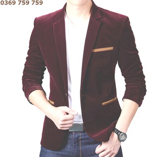 Áo Vest Nam Chất Liệu Vải Nhung Giá Rẻ