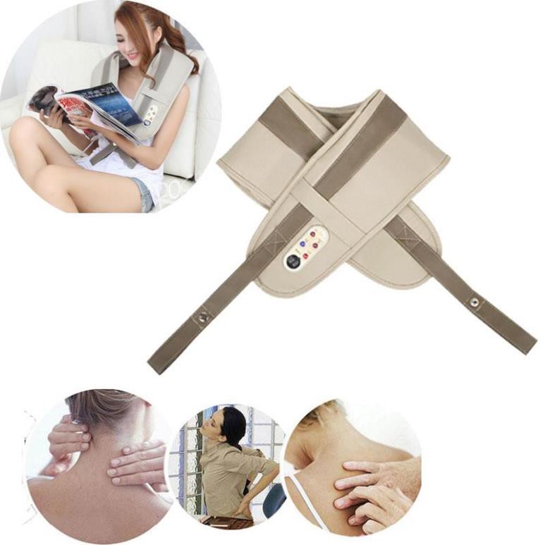 [Đổi trả 7 ngày] Đai massage đấm bóp Lưng, Vai, Gáy, toàn thân cervical massage shawls