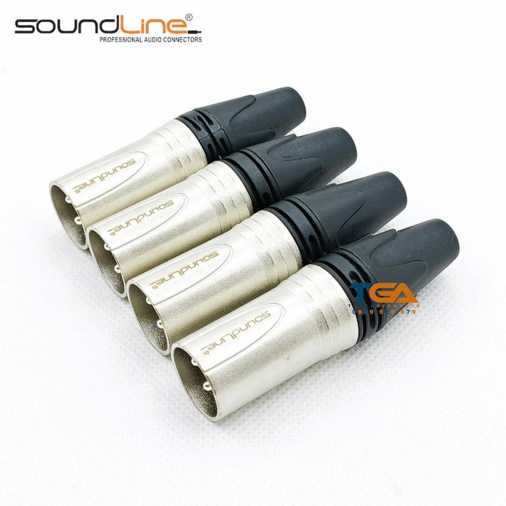 Jack rắc canon, xlr hàn dây, cắm microphone, chân niken.