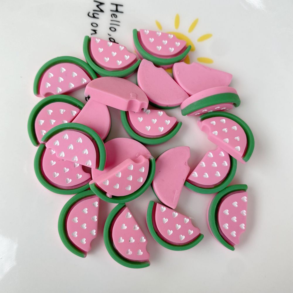 Bộ 10 Miếng Dán Trang Trí Hình Trái Cây Hoạt Hình Dễ Thương