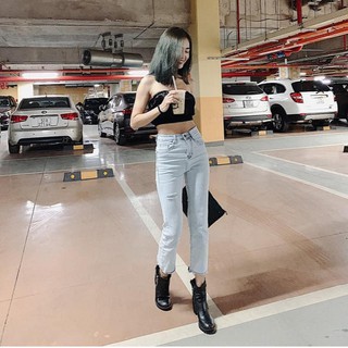 Quần jeans ống loe nhỏ