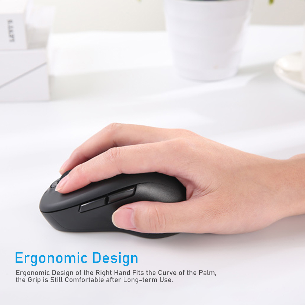 Chuột Không Dây HP FM710A 2.4G Và Bluetooth Độ Phân Giải Cao 3DPI Cho Máy Tính