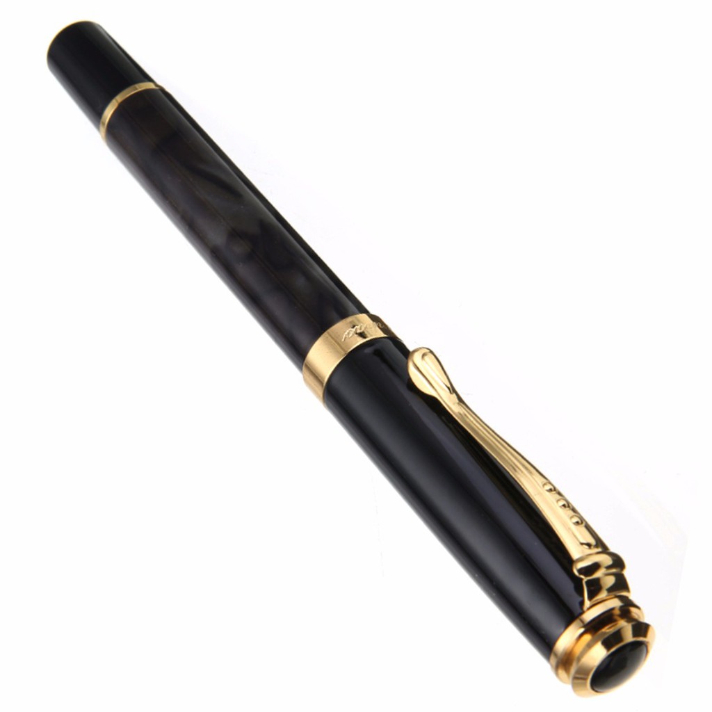 1 Cây Bút Máy JINHAO 500 Ngòi Vừa Màu Vàng Đen