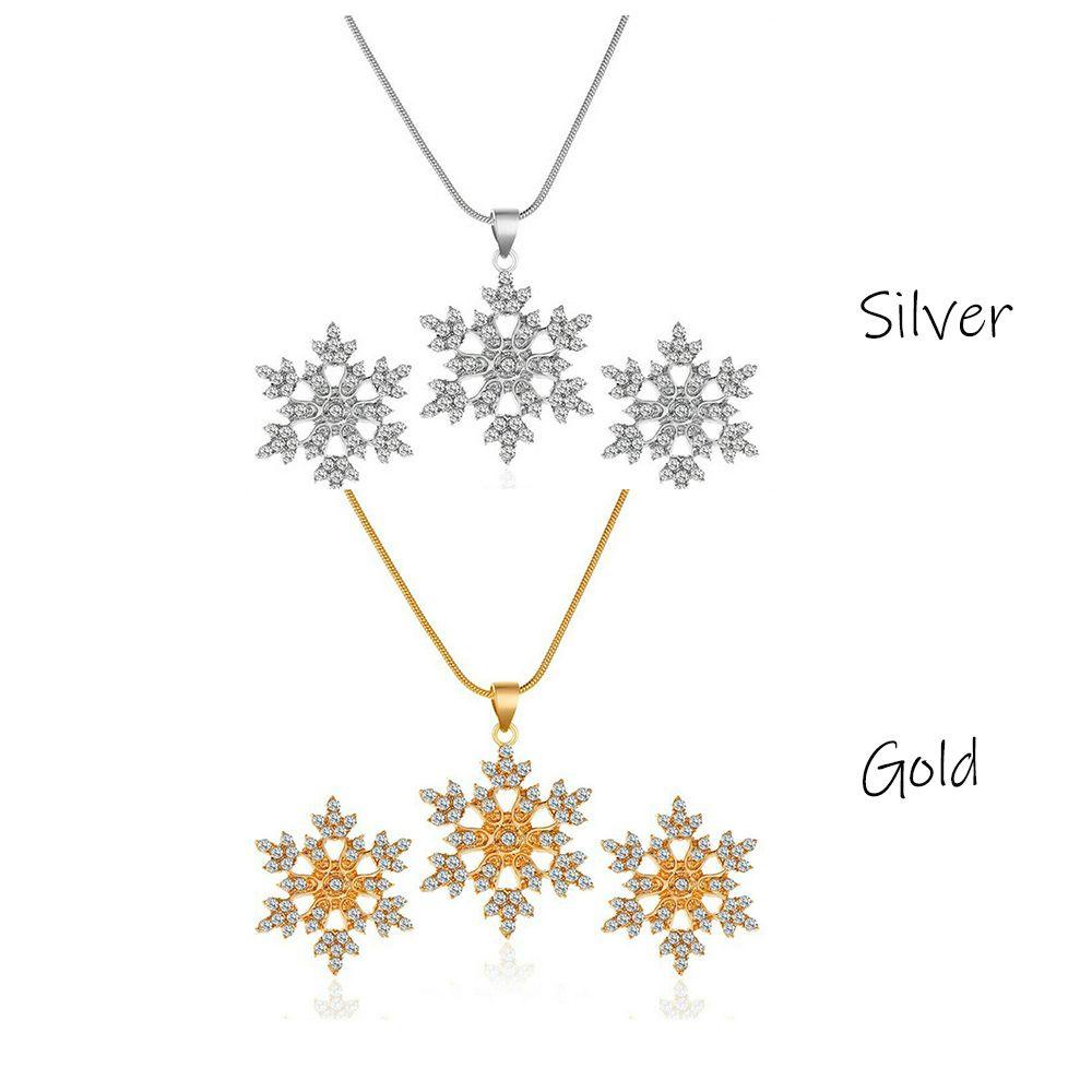 Vòng cổ Mặt Hoa Tuyết Trang Nhã Cho Nữ