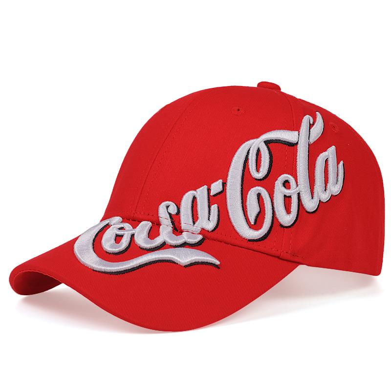 COCA COLA Mũ lưỡi trai cotton thời trang cho nam và nữ