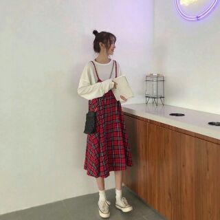 ĐẦM YẾM CARO ĐỎ ĐEN