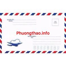 Phong bì bưu điện loại đẹp.