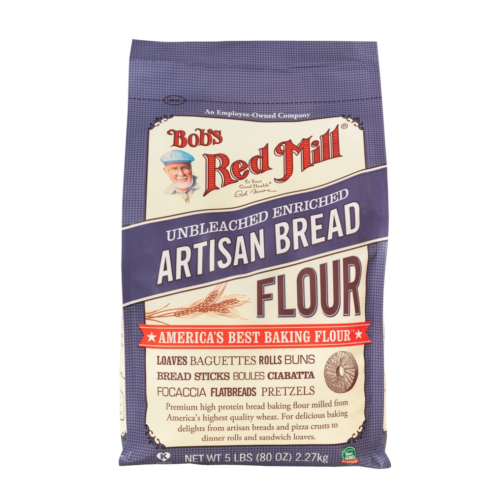 Bột Mì Artisan Bread không tẩy Bob's Red Mill Unbleached Artisan Bread flour