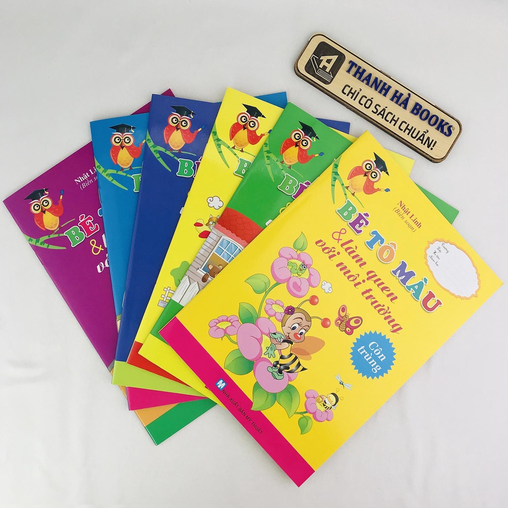 Sách - Bé Tô Màu Và Làm Quen Với Môi Trường (lẻ tùy chọn) Dành cho trẻ từ 4-6 tuổi - Thanh Hà Books