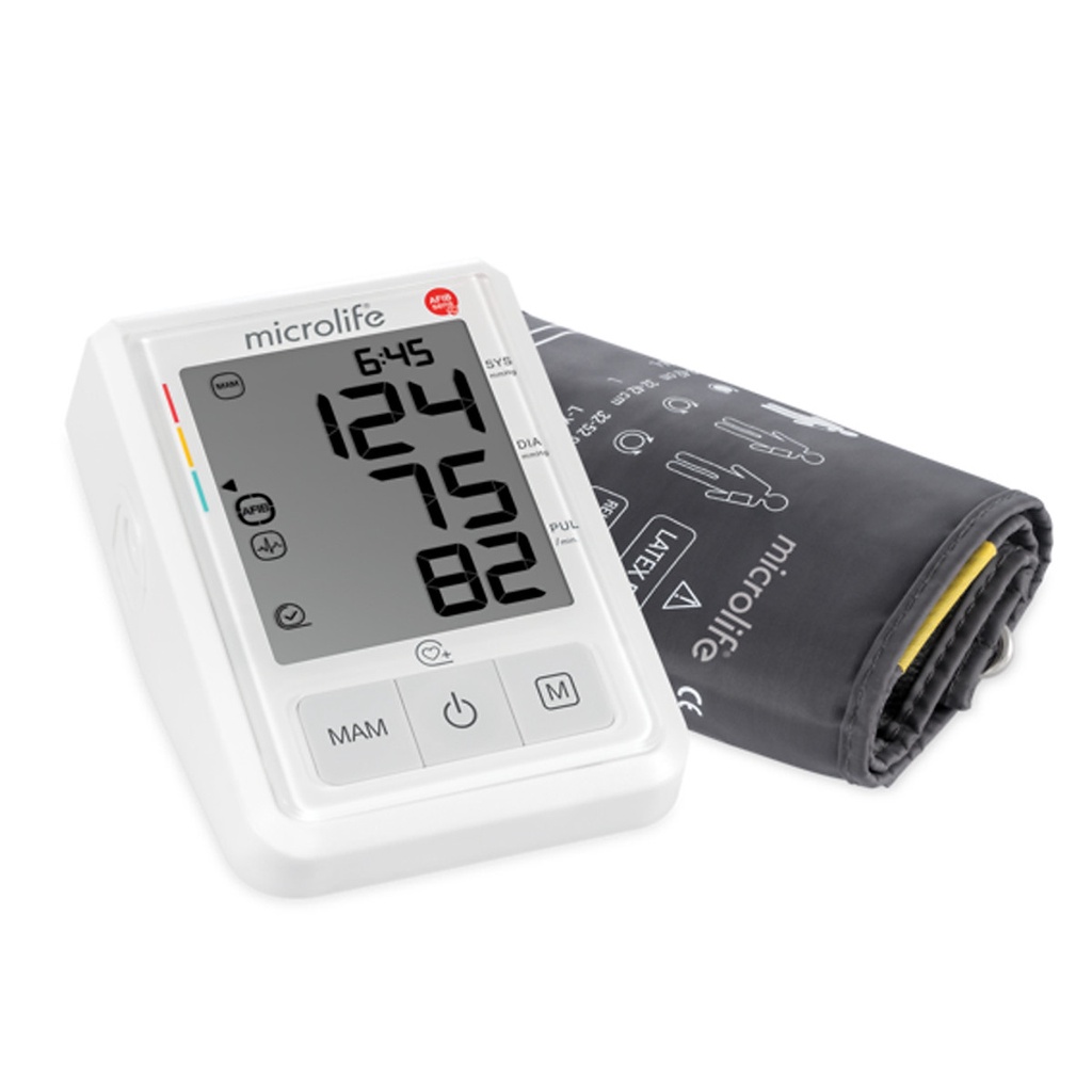 Máy đo huyết áp điện tử Microlife B3 AFIB Advanced, máy đo huyết áp cảnh báo đột quỵ model 2020