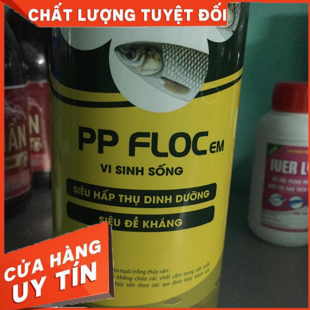 Vi sinh sống PP Floc kích thích tiêu hóa, tăng trọng cho cá - Thuốc Thủy Sản Minh Tuệ