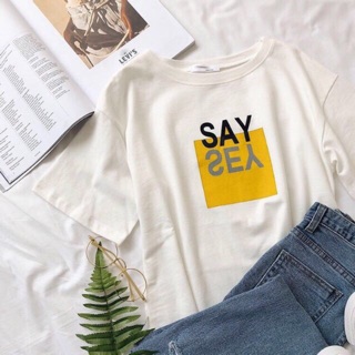 Áo thun nam nữ say yes có bigsize đến 100kg