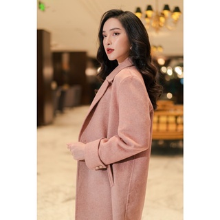 Áo khoác dạ khâu tay nữ dáng dài HeraDG - WKH20005