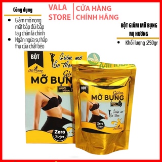 Bột tan mỡ bụng Mị Hương 250gr hoàn toàn tư nhiên giảm mỡ các bắp tay đốt cháy mỡ thừa