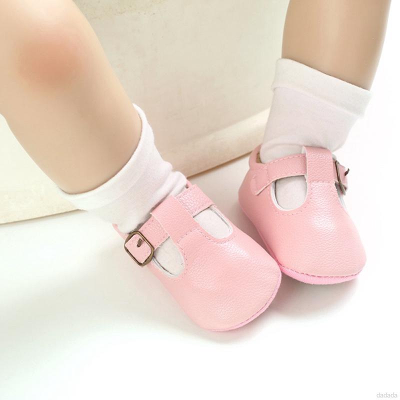 WALKERS Giày Da Pu Đế Mềm Chống Trượt Cho Bé Từ 0-18 Tháng Tuổi
