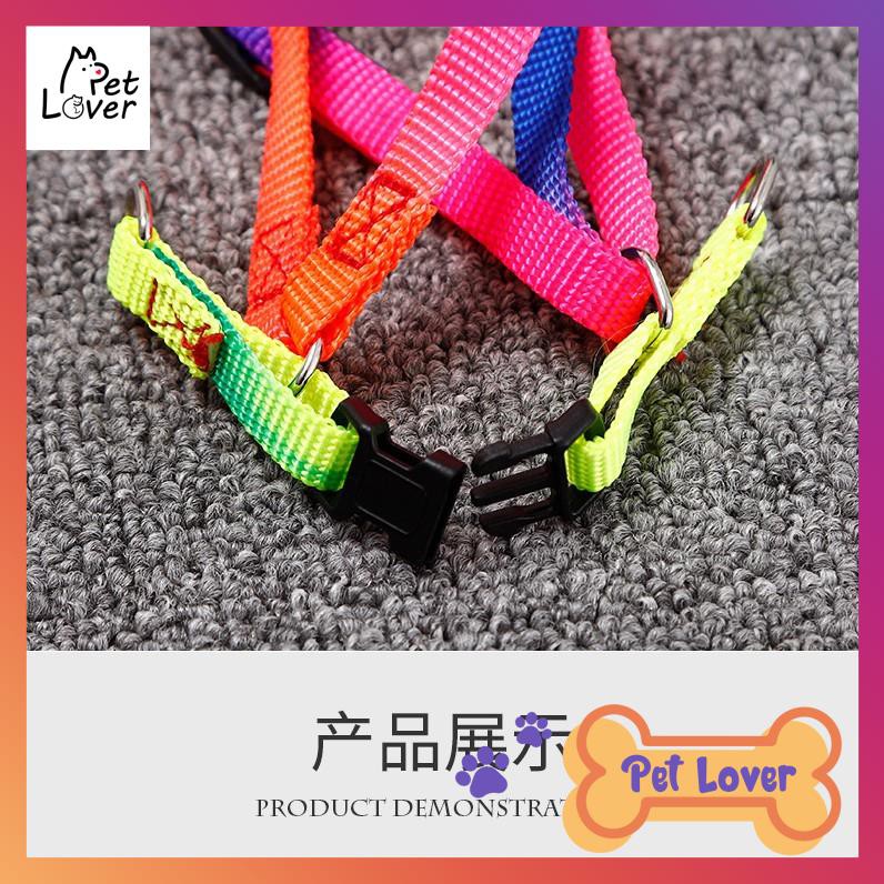 Dây dắt chó mèo  cầu vồng - yếm dắt chó mèo, chắc chắn, siêu cute, tay cầm tiện lợi thoải mái khi dạo