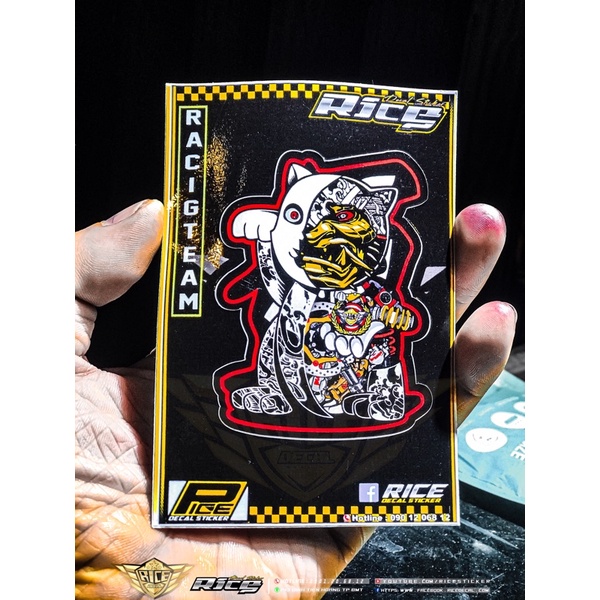 Tem Rice Sticker Mèo Toy