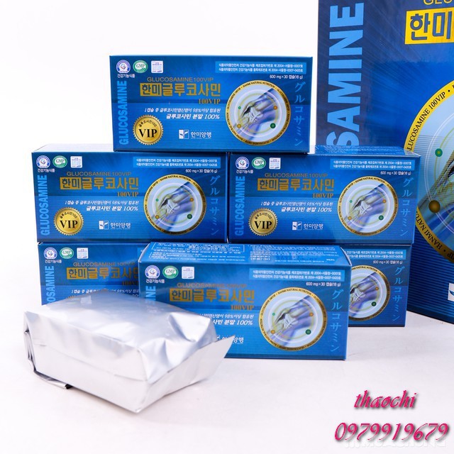 Bổ Khớp Hàn Quốc Glucosamine 100VIP, Hộp 180 viên💖 𝑭𝑹𝑬𝑬𝑺𝑯𝑰𝑷 💖 Cung Cấp Dinh Dưỡng, Tạo Dịch Nhầy