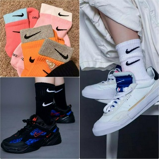 Tất Vớ Nike Cổ Cao Hai Lớp Thời Trang Full 15 Màu