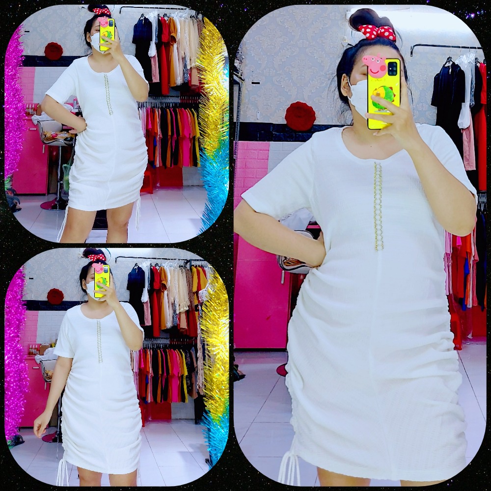 ĐẦM THUN NHÚN RÚT DÂY 2 BÊN BIGSIZE 60-85KG