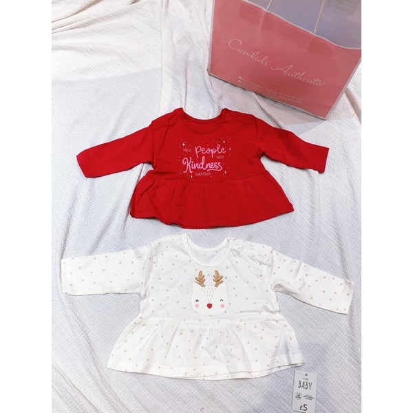 Set 2 mẫu áo mùa lễ hội noel cho bé gái 🎀