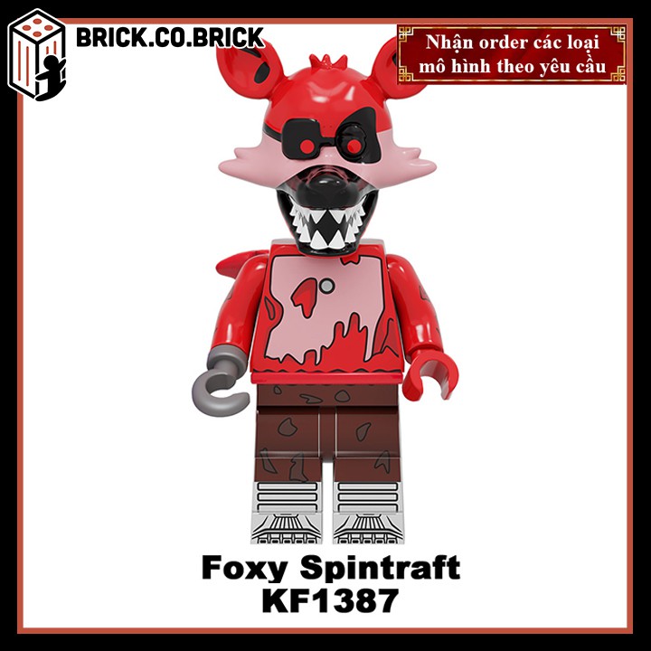 Five Nights At Freddy's Đồ chơi lắp ráp minifigure hoạt hình Bunny Chica Freddy Balloon boy KF6121