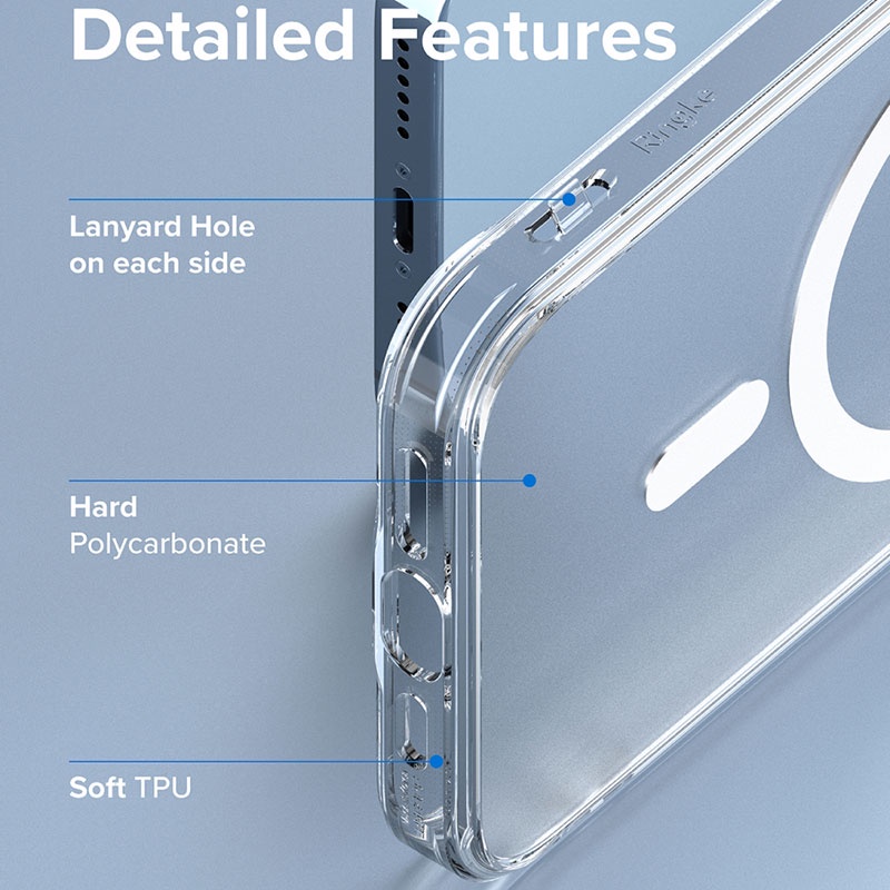Ốp Lưng iPhone 13 Pro Max RINGKE Fusion (hỗ trợ sạc từ tính Magnetic)