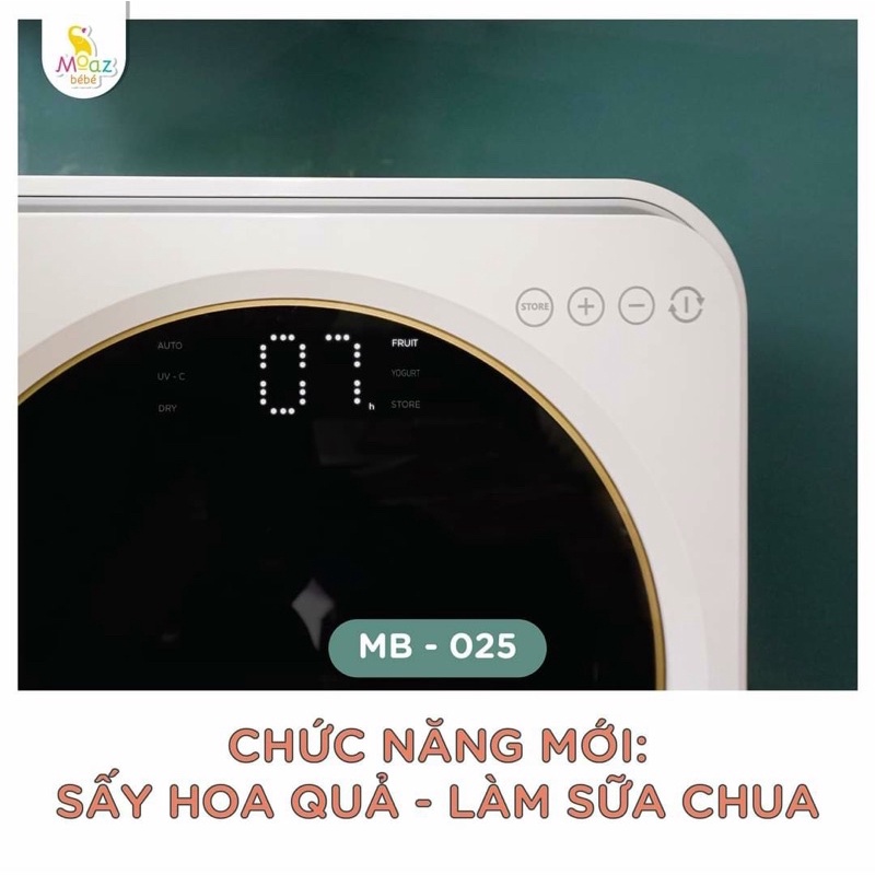 [ MOAZ BÉ BÉ ] Máy tiệt trùng sấy khô UV và bảo quản bình sữa MB025