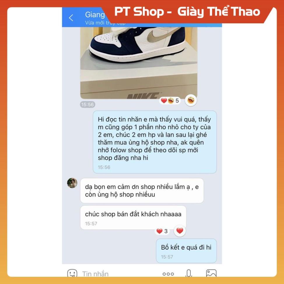 [FreeShip+ Hàng Xịn]  Giày Sneaker Cổ Cao | JD1 | Giày Thể Thao - Jordan 1 High COJP Midnight Navy