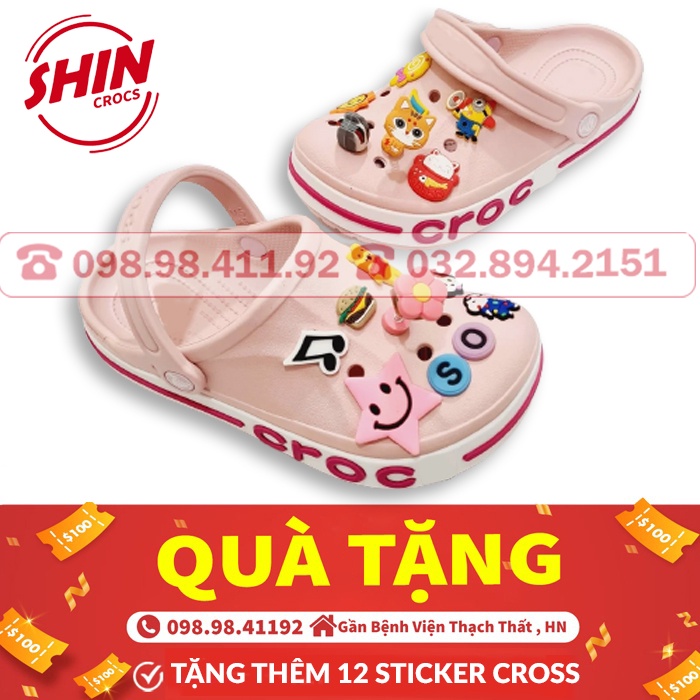dép cross nhiều màu BUXY đế bánh mìFREESHIPdép cross hotrend BAYSUC03