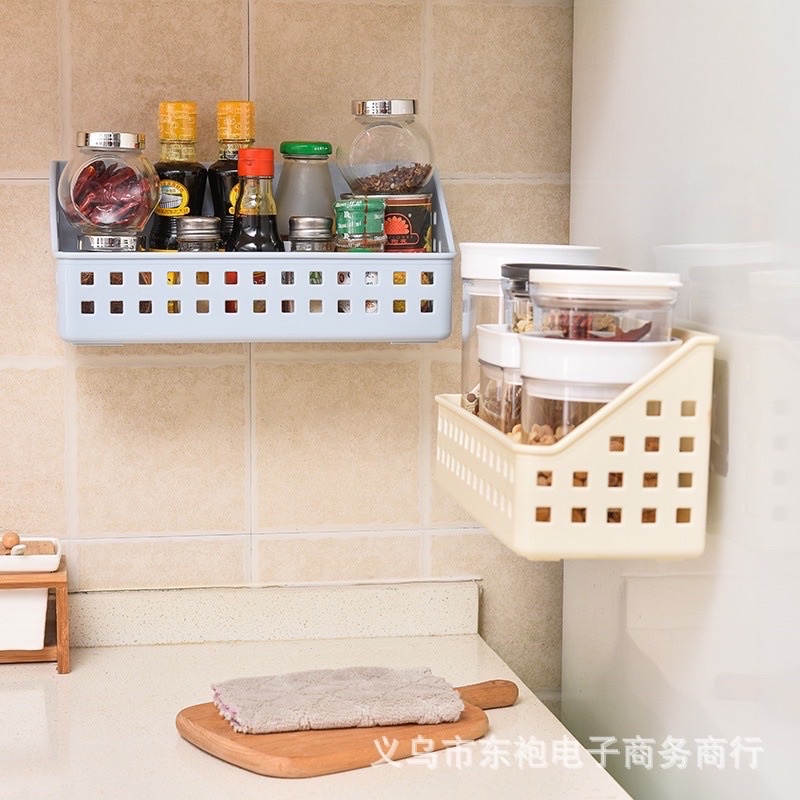 Kệ Đựng Đồ Đa Năng, Kệ Để Đồ Nhà Tắm Nhựa Dày Dặn Chắc Chắn Dán Tường Cực Chắc